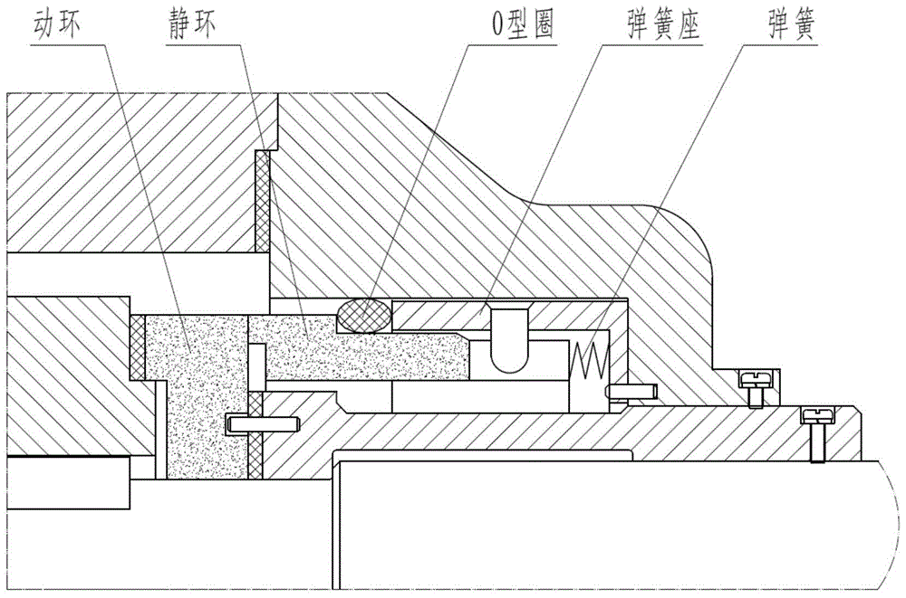 Cartridge mechanical seal device for corrosion-resistant pump