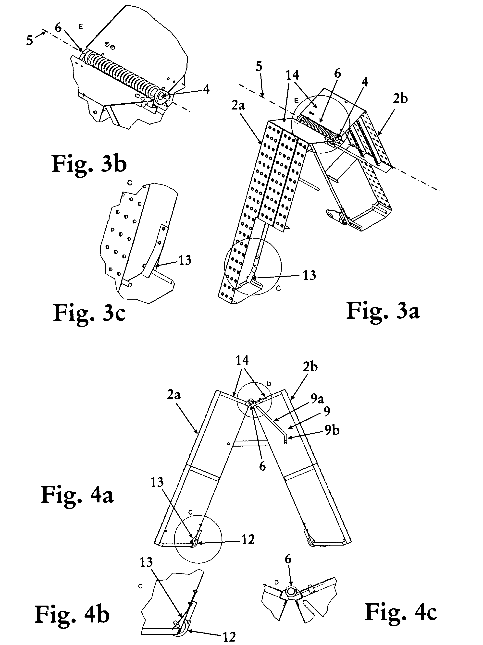 Combined ramp and vehicle chocking construction