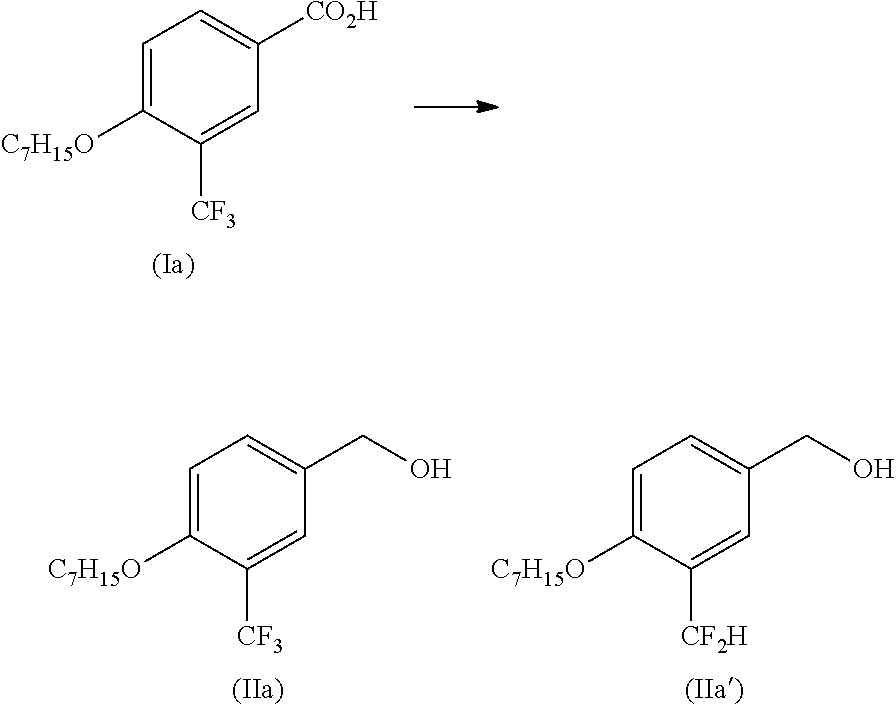 4-alkoxy-3-(trifluoromethyl)benzyl alcohol production method