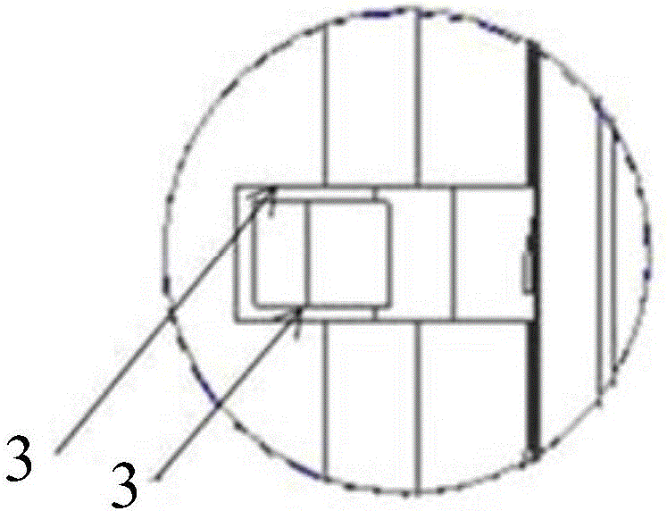 Machining method of pitched roof via hole hanging table