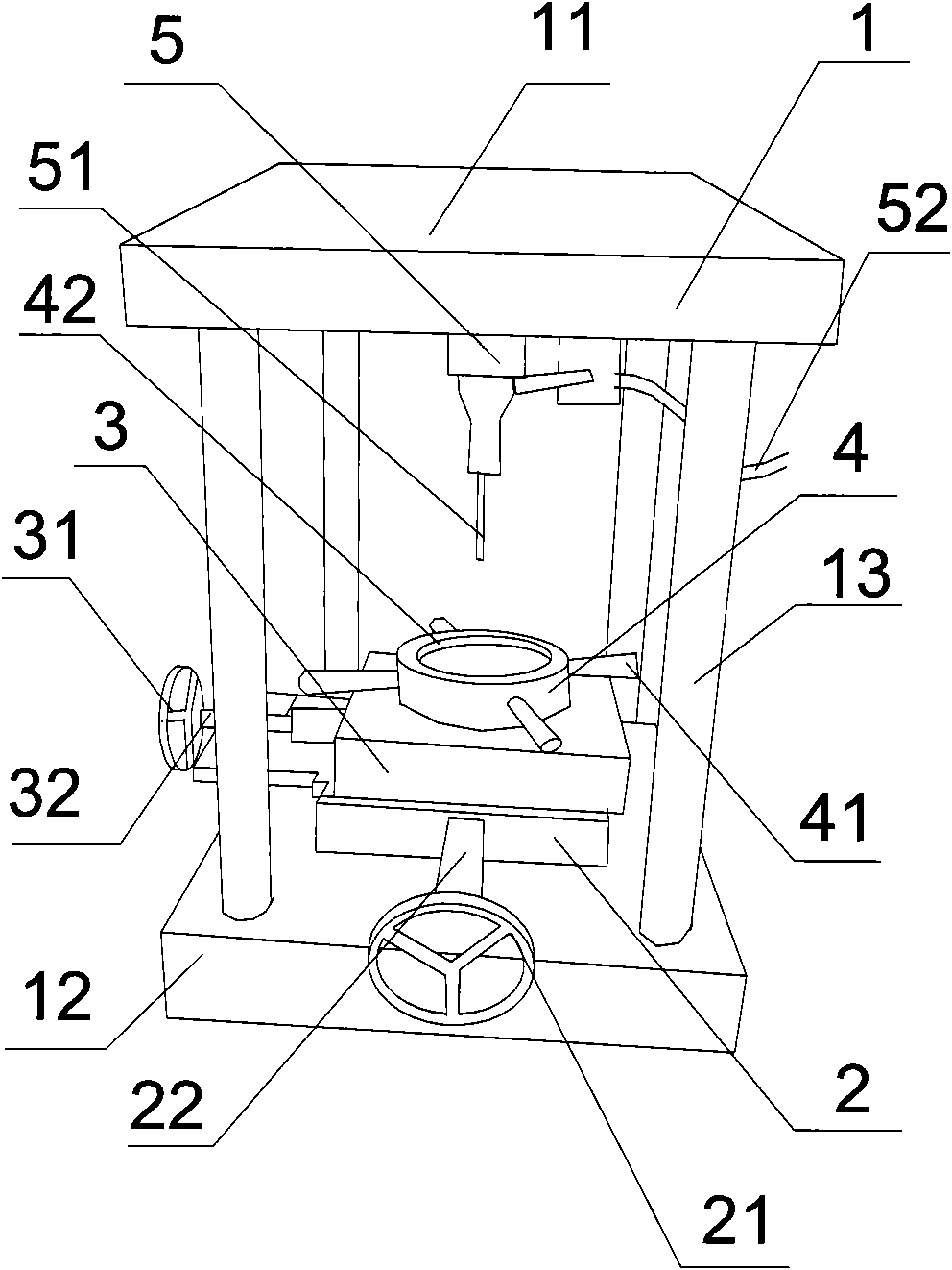 Aluminum profile tool cleaning device