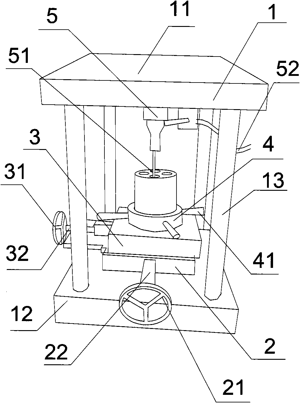 Aluminum profile tool cleaning device