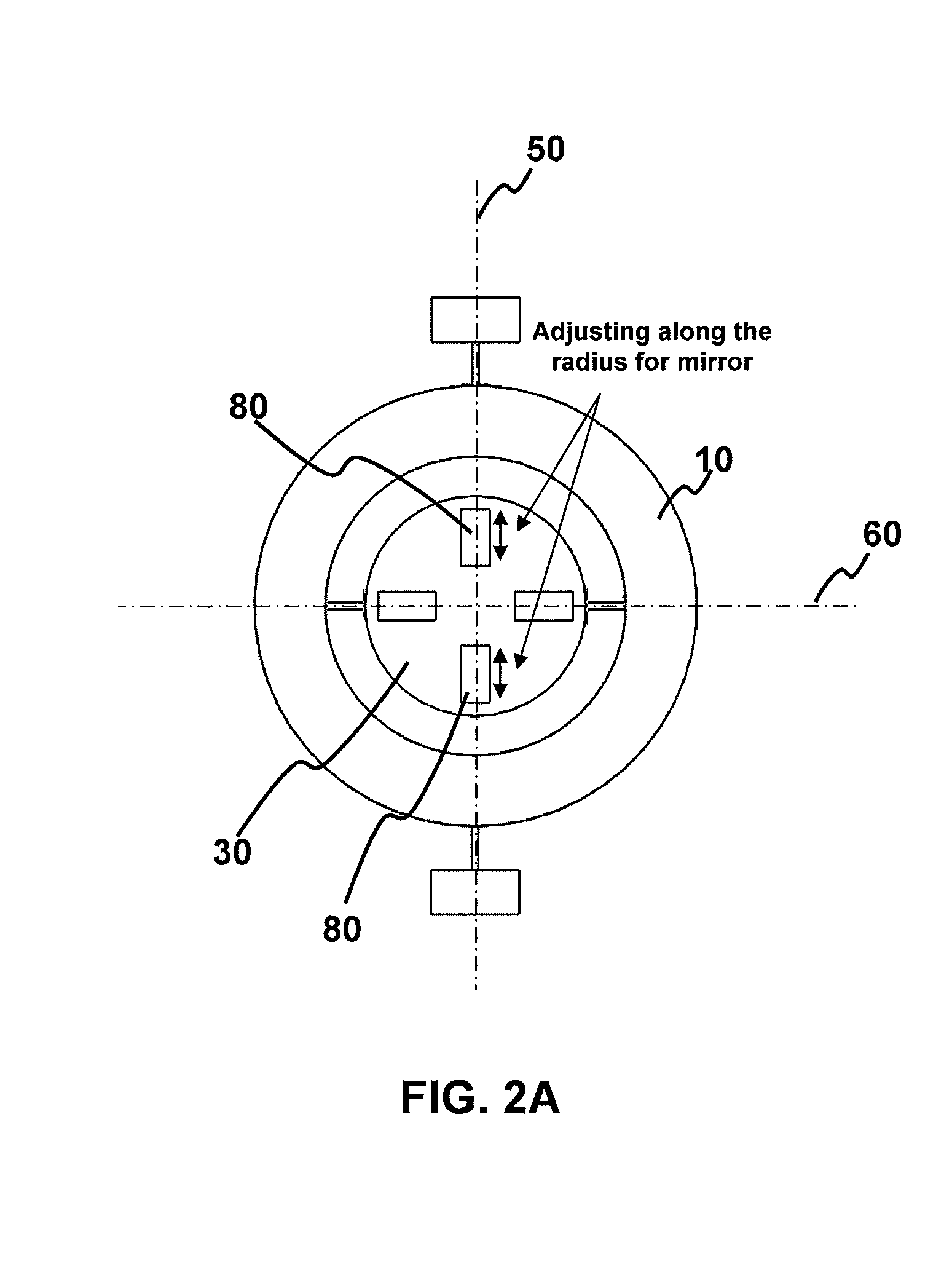 Biaxial scanning mirror having resonant frequency adjustment