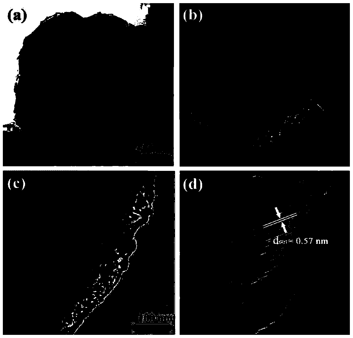 A kind of preparation method of supercapacitor electrode material vanadium sulfide nanoflower