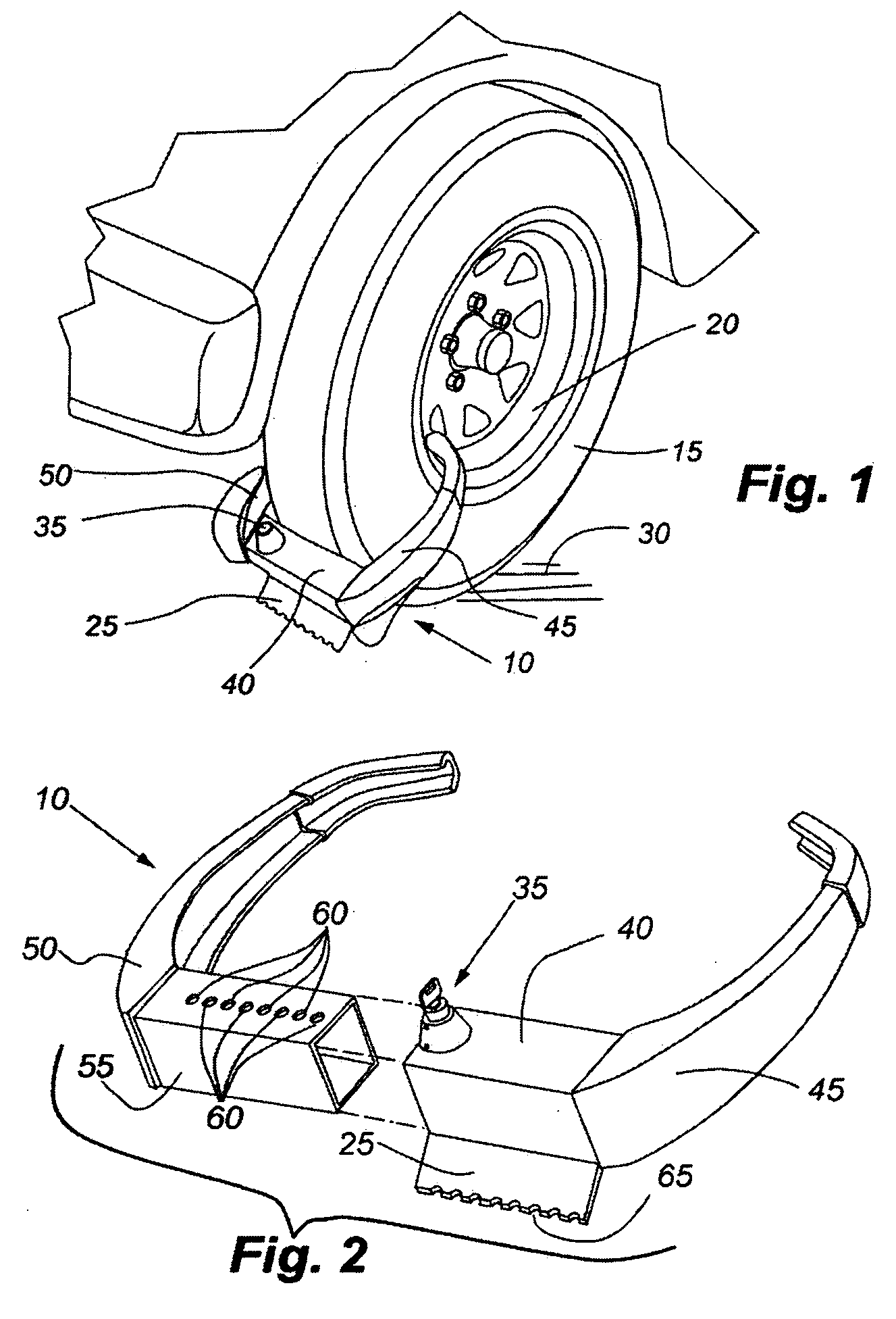 Locking wheel chock