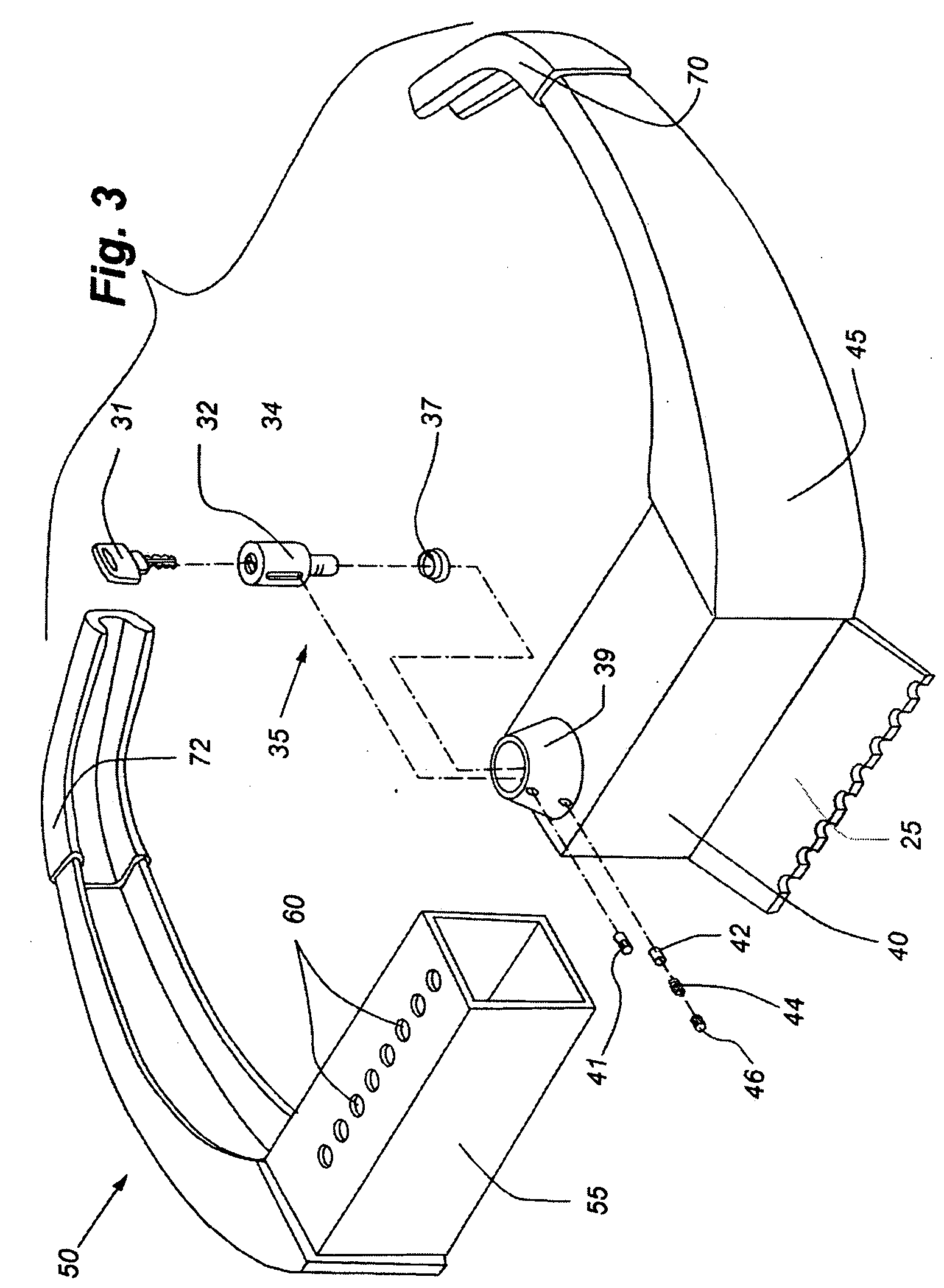 Locking wheel chock