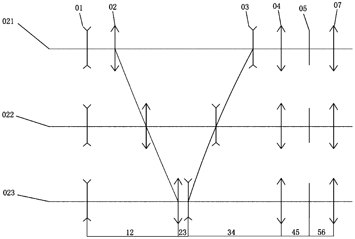 Laser projection device