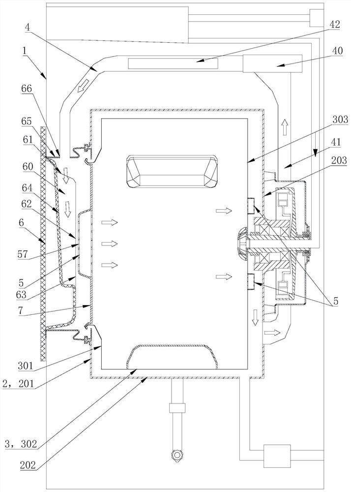 Ventilation module and clothes processing device