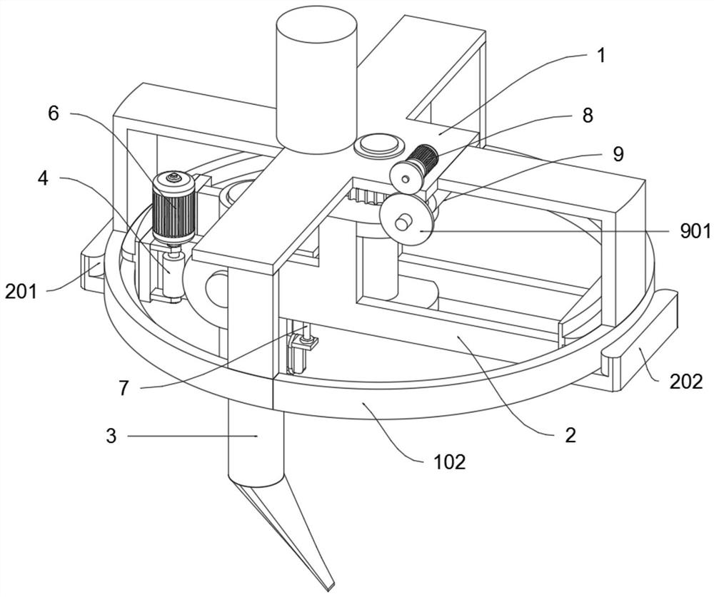 Automatic efficient gluing equipment for electronic components