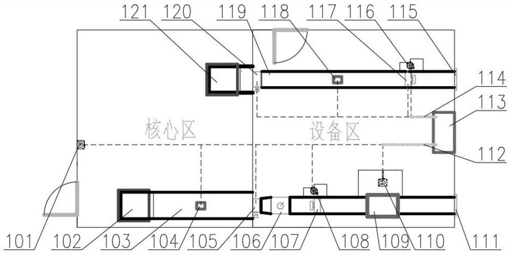 Positive and negative pressure rapid switching control system and method for ship cabin