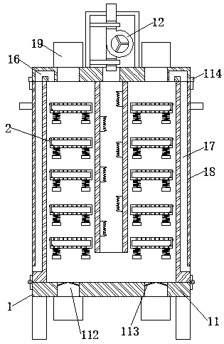 Environment-friendly circulating drying device for edible mushroom processing