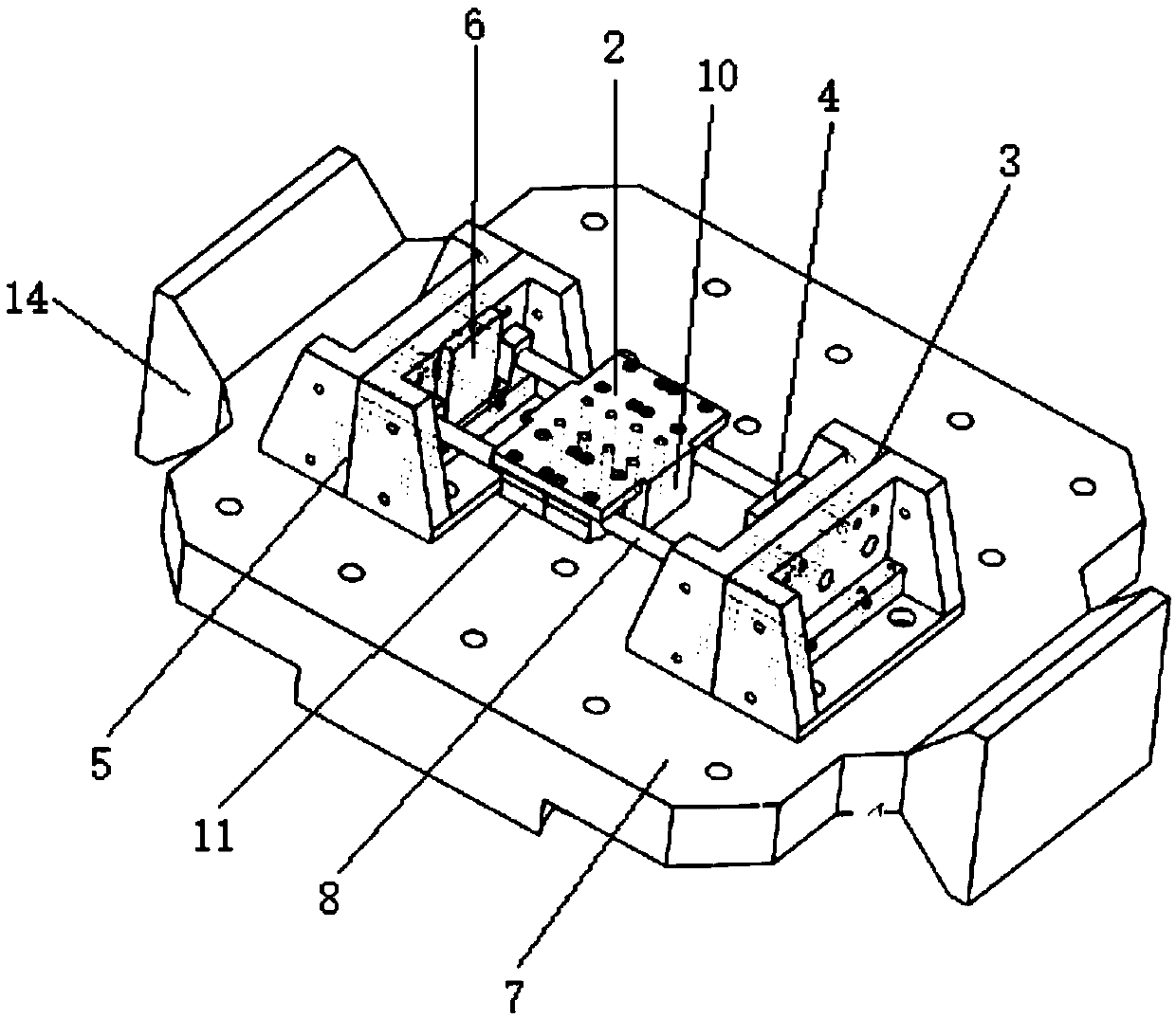 Multifunctional strong shock simulating testing device and method