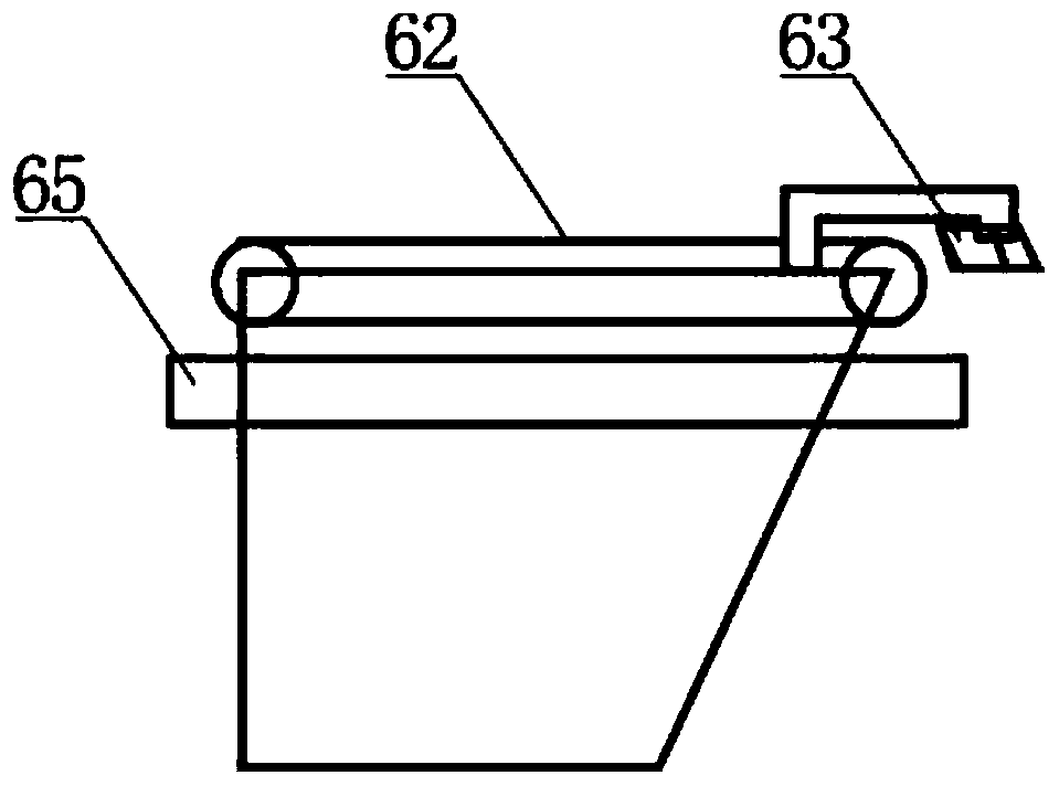 System for preparing organic fertilizer from wet garbage