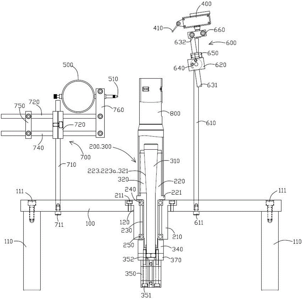 Automobile part detection device