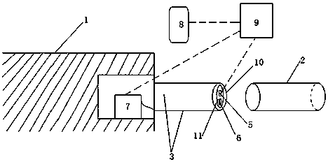 Buckle-cap type anti-counterfeit label based on dynamic bar code