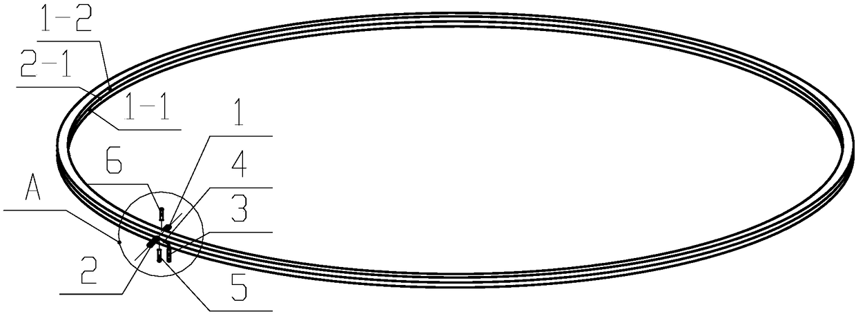 Axial layered friction stir welding additive forming process for large thin-walled rings