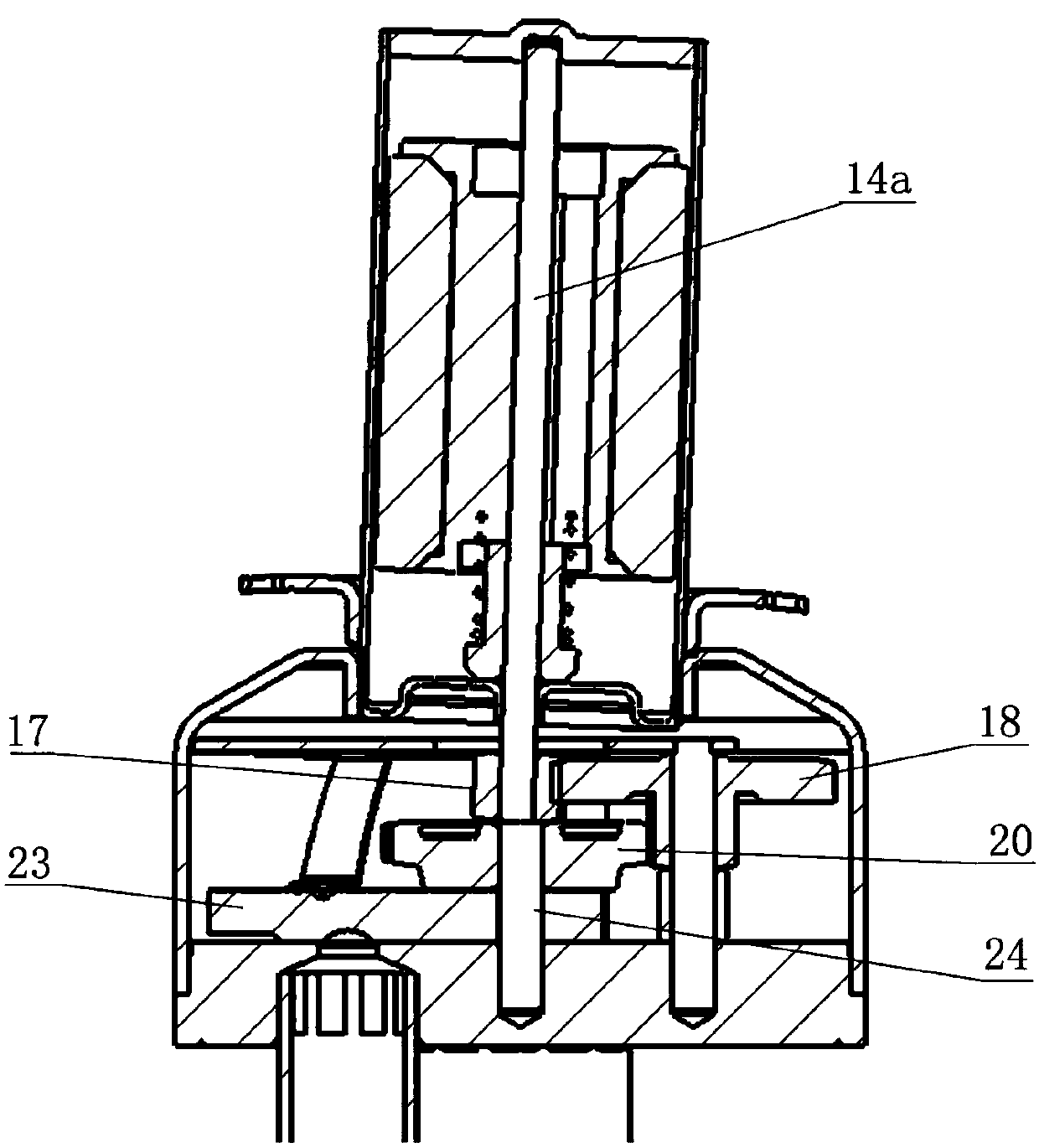 Electric three-way valve and refrigeration equipment