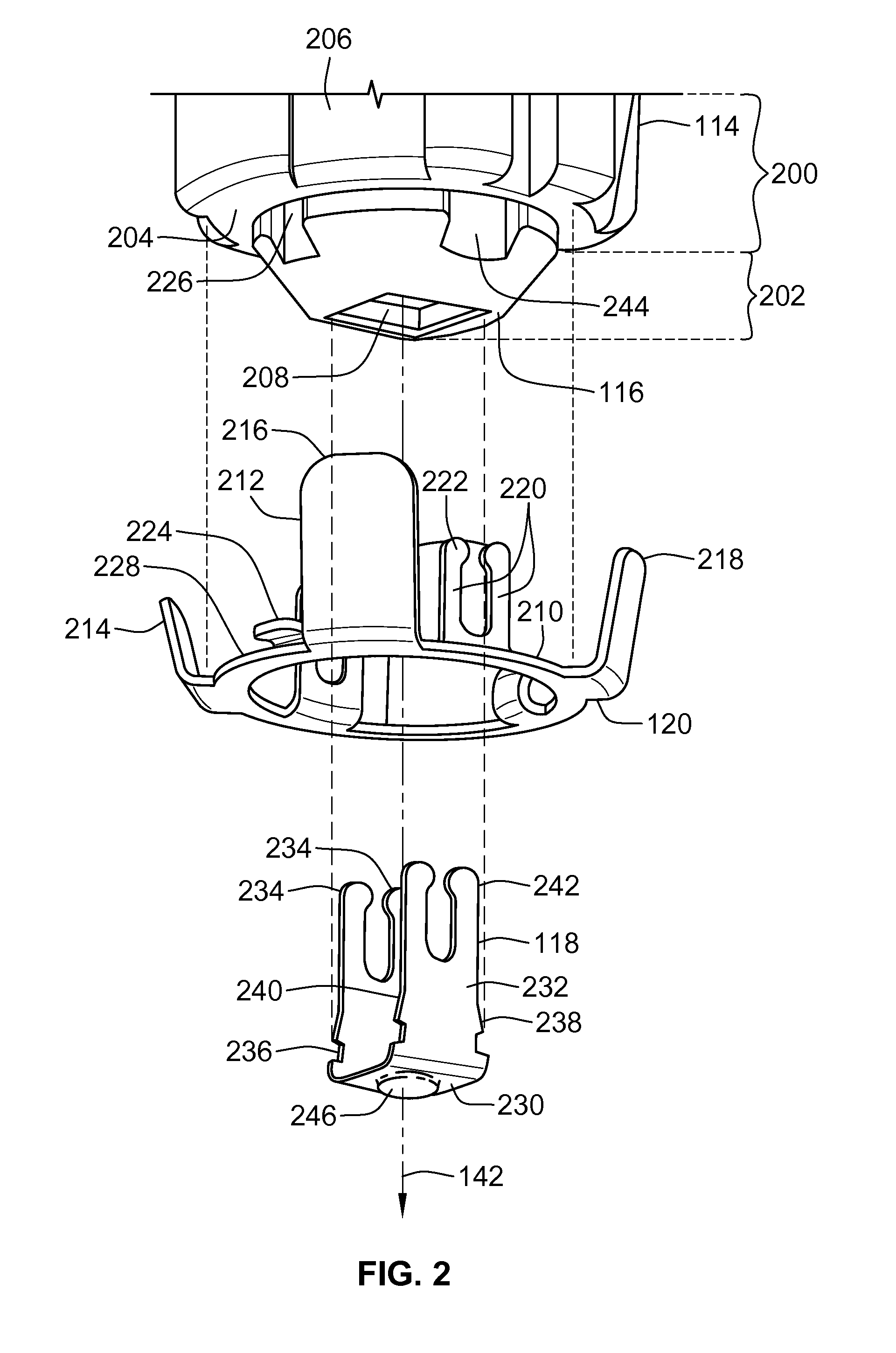 Quick insertion lamp assembly