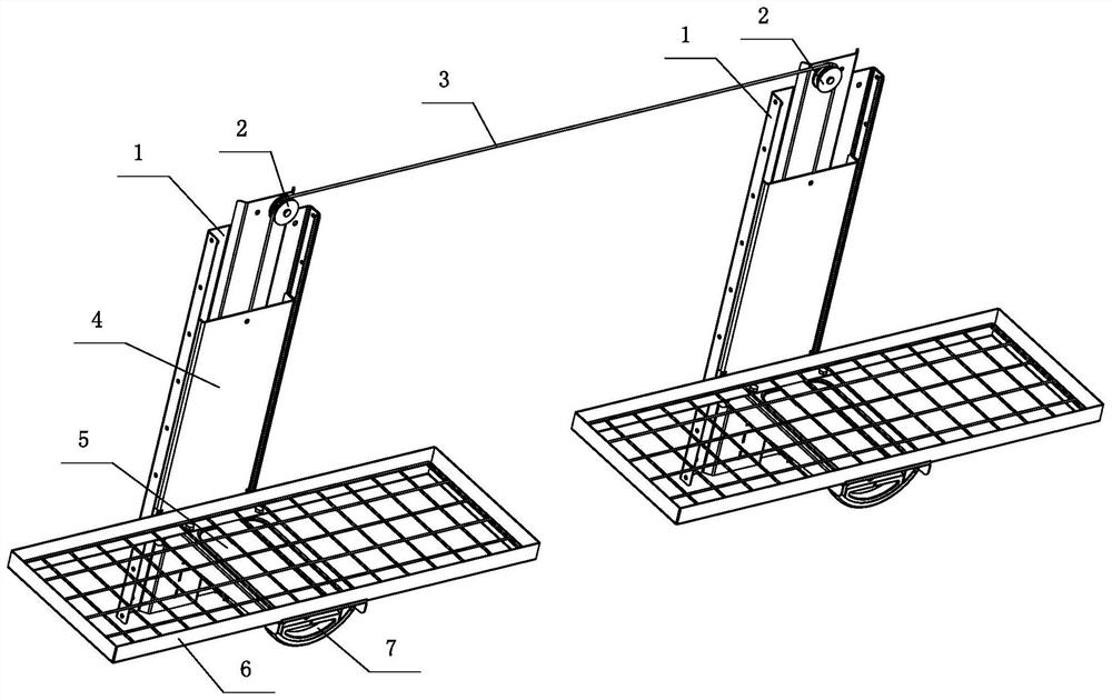 Self-balancing wall shelf