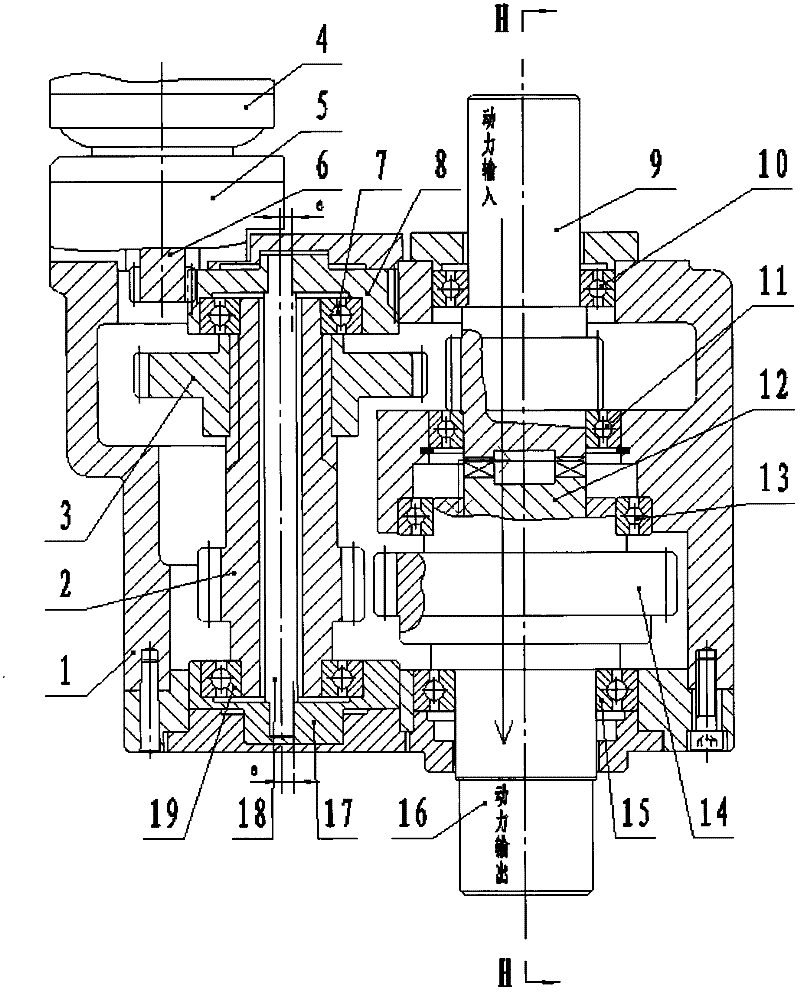 Driving wheel variable-speed gear