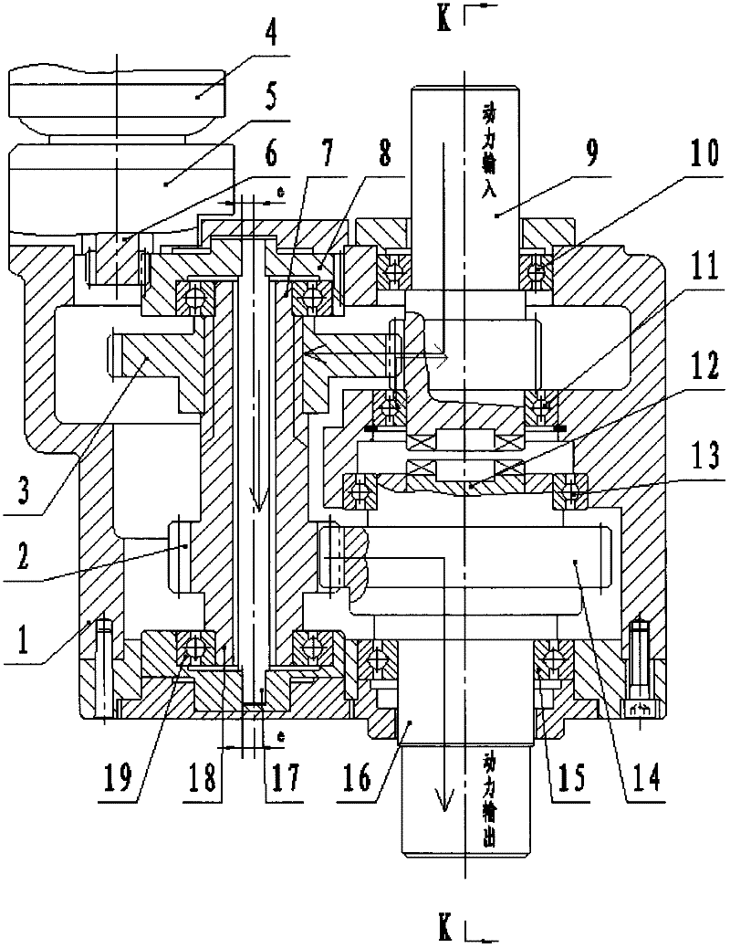 Driving wheel variable-speed gear