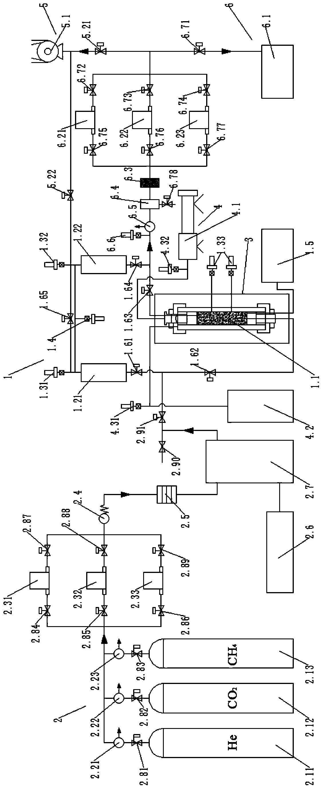 A kind of triaxial permeability testing method