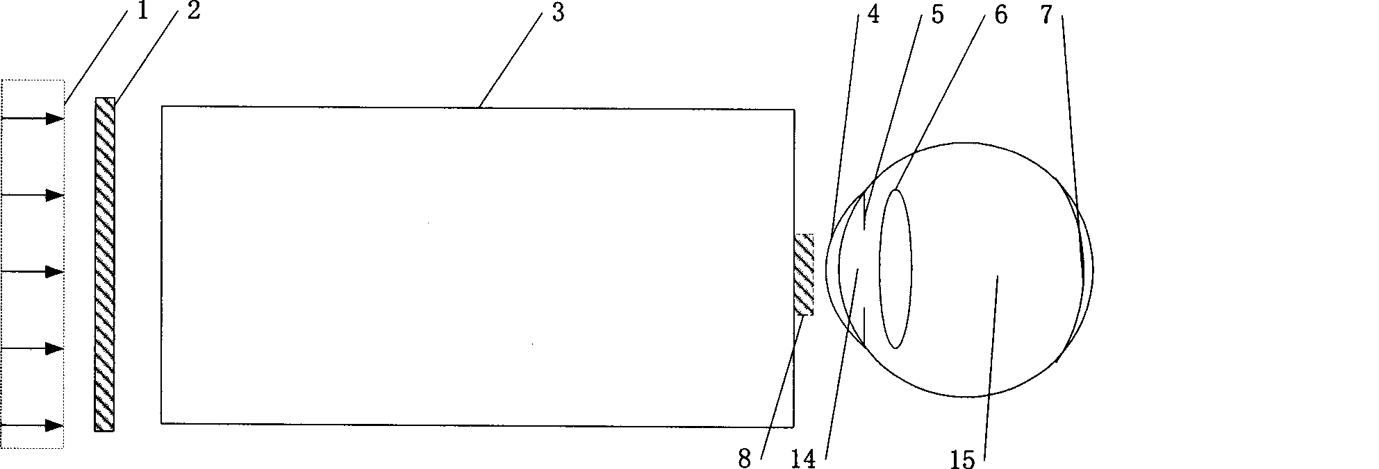 Imaging device of coherent light