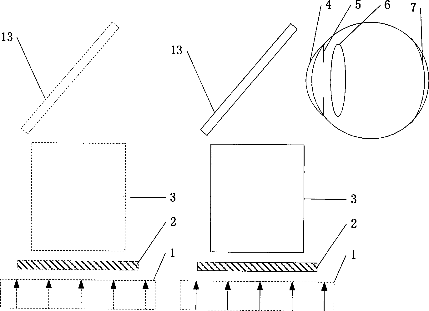 Imaging device of coherent light