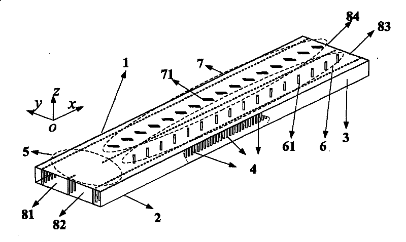 Millimeter-wave four-polarized frequency scanning antenna