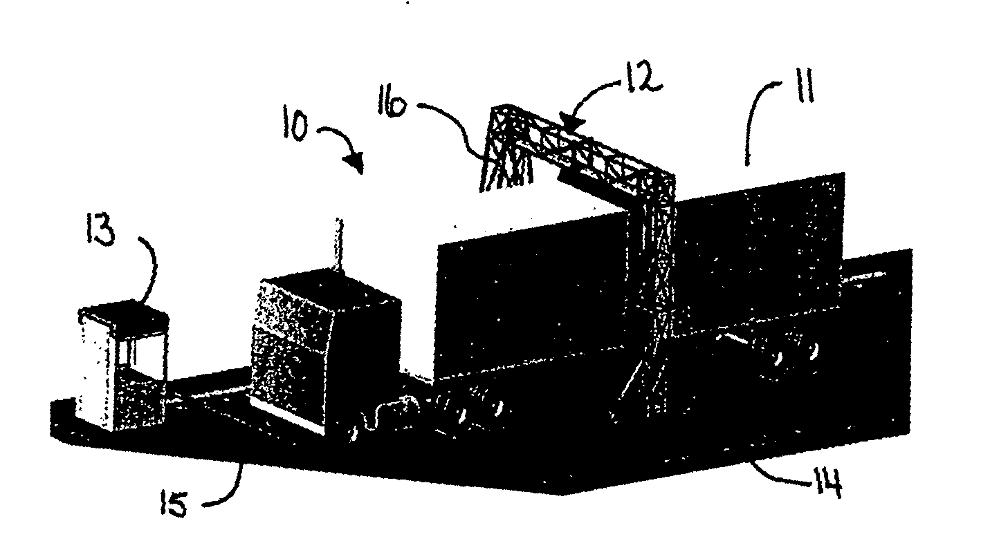 Relocatable x-ray imaging system and method for inspecting commercial vehicles and cargo containers