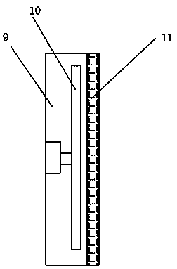 Article clamping device of automatic paint spraying equipment