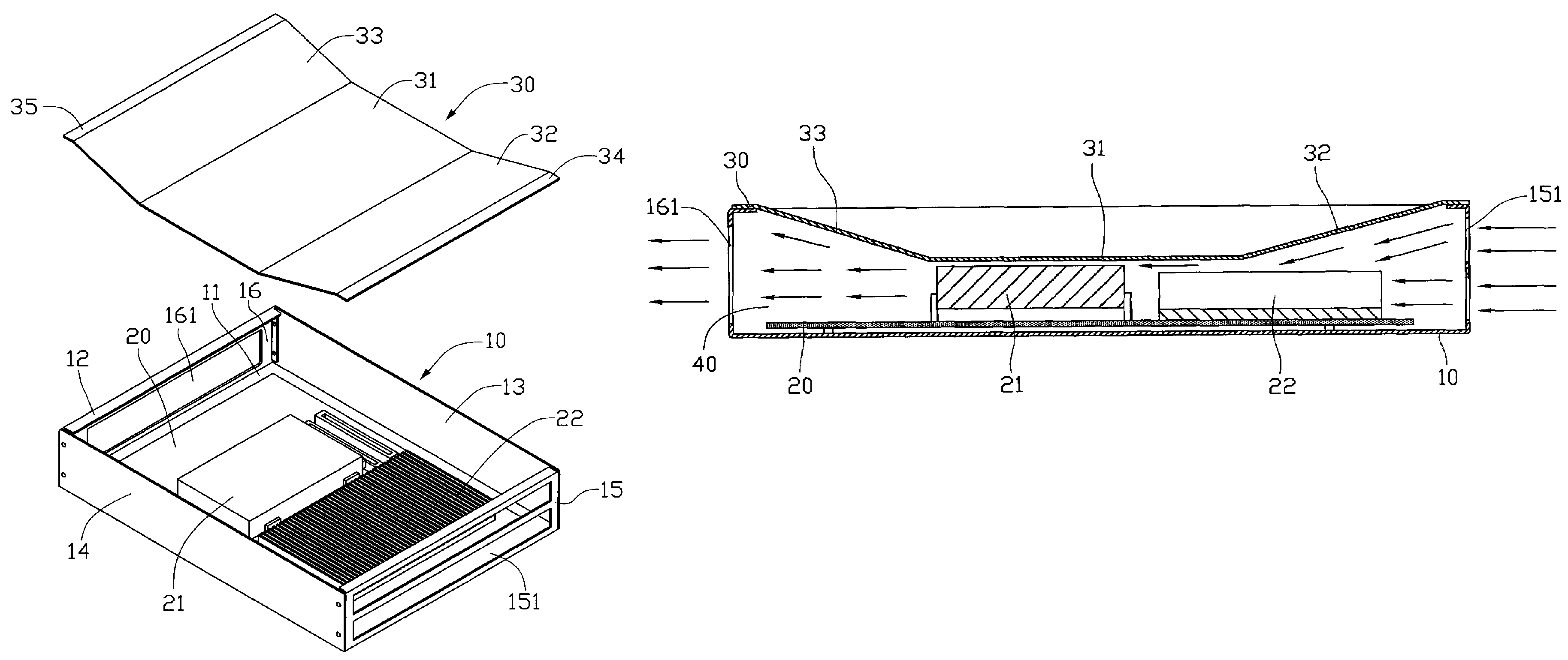 Air guiding cover