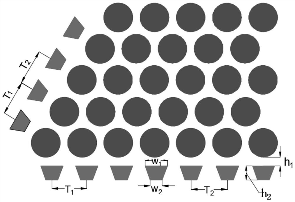 Photonic crystal super-resolution imaging device with variable period grating