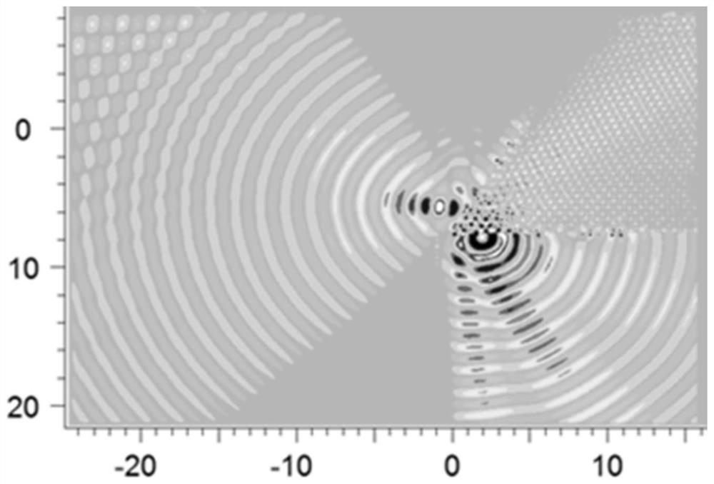 Photonic crystal super-resolution imaging device with variable period grating