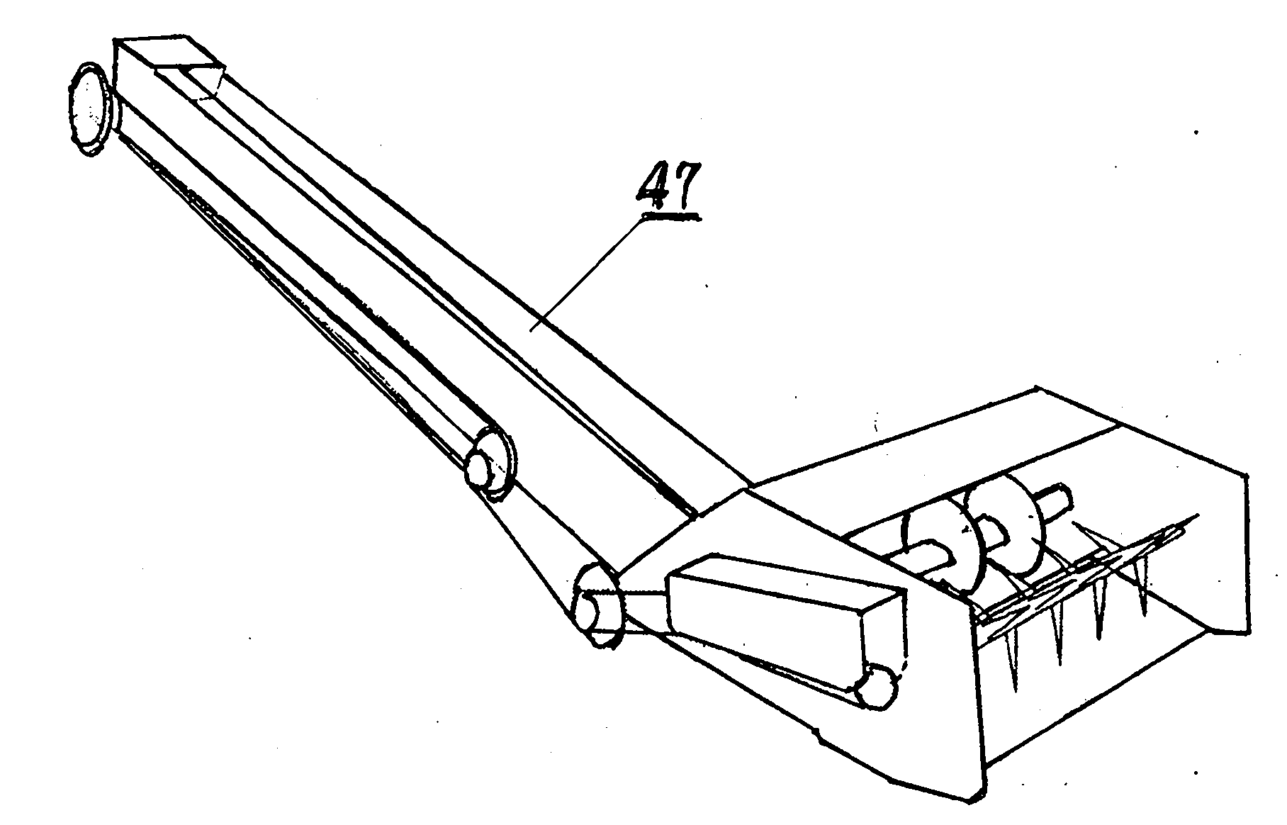 Flexible fin type peeling-free multi-purpose corn thresher