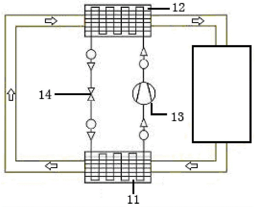 Drying refrigeration system for air-source heat pump