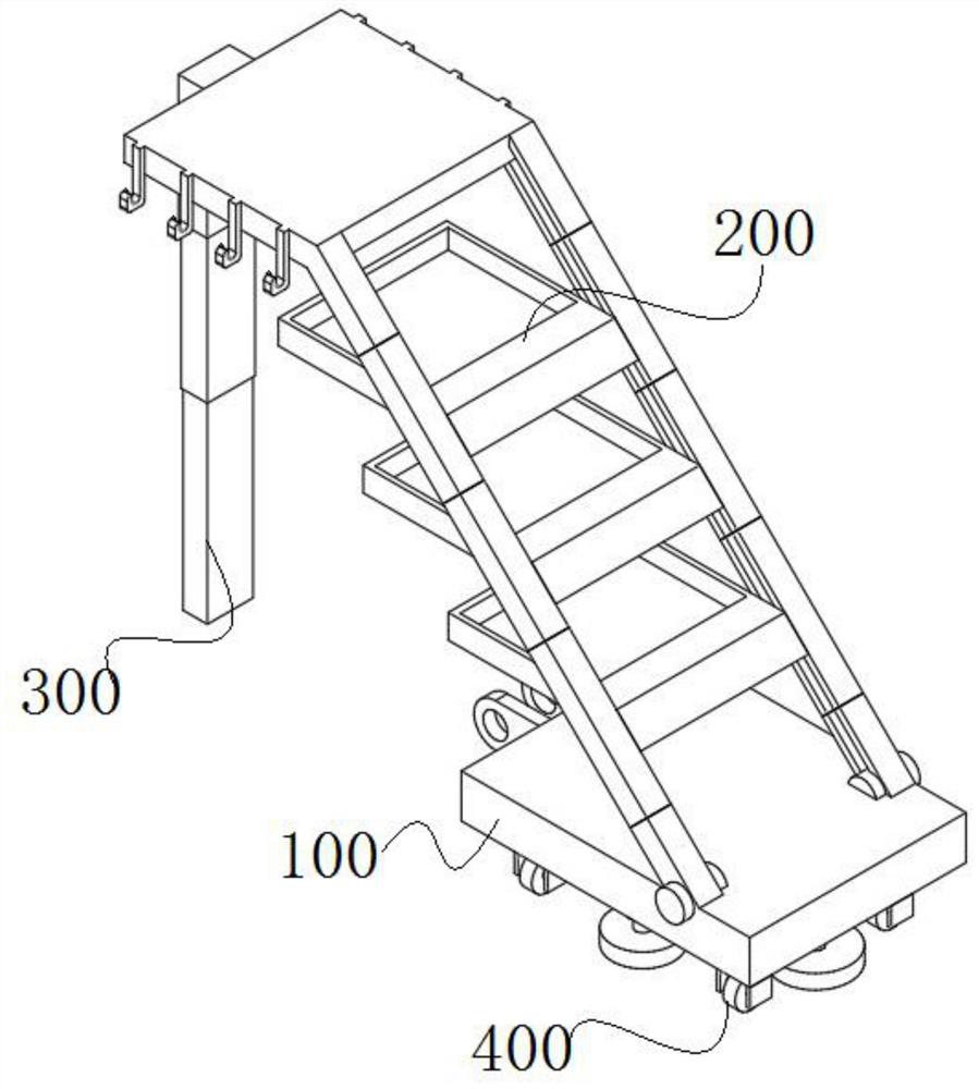 Multifunctional photovoltaic electromechanical equipment combined tool rack