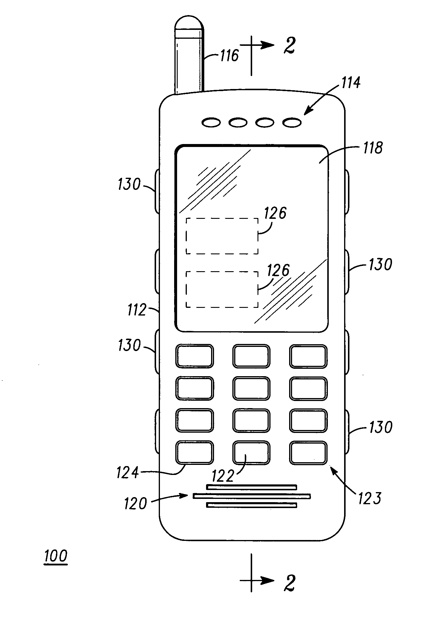 Handheld device having multiple localized force feedback