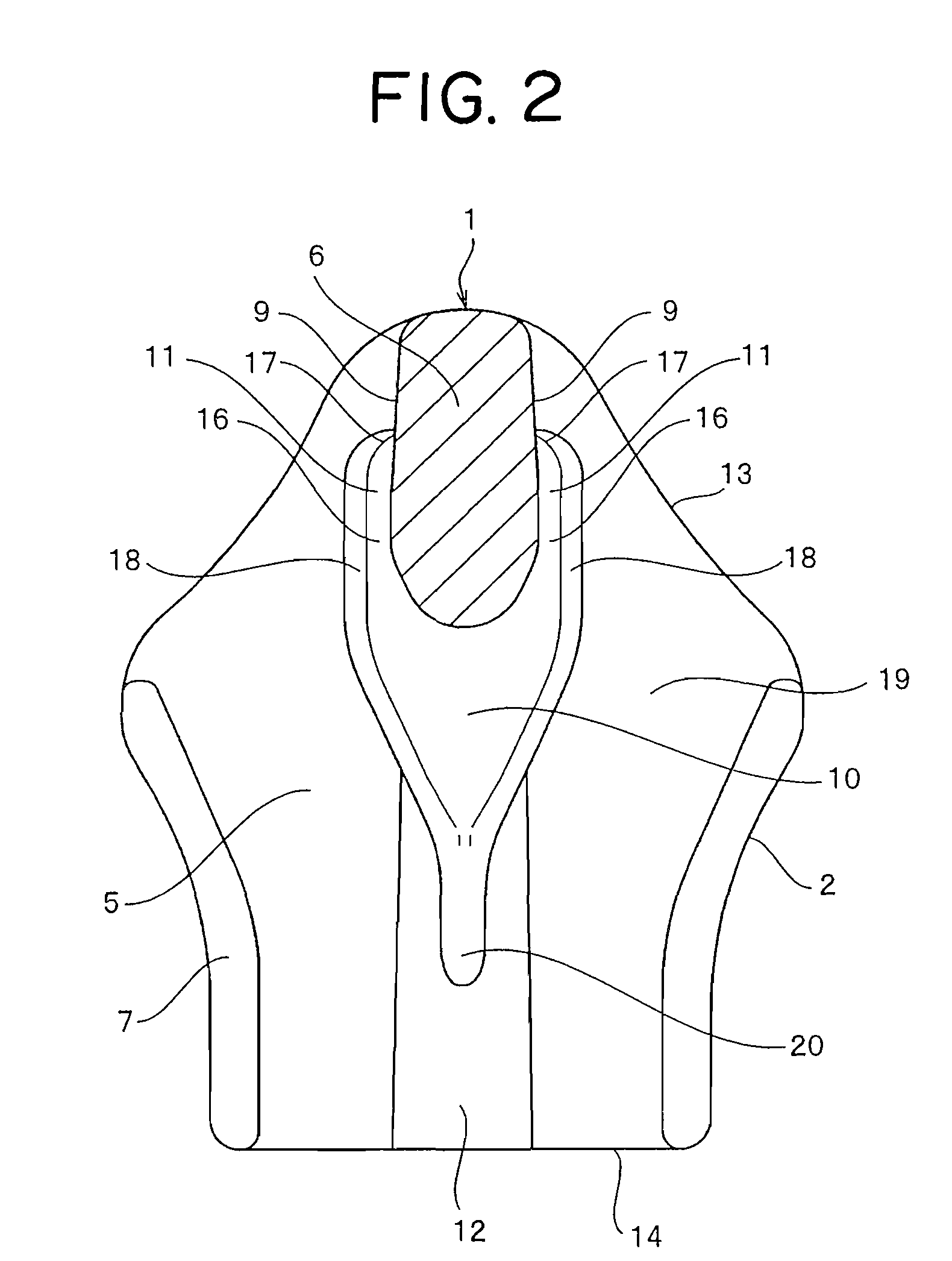 Slider for slide fastener