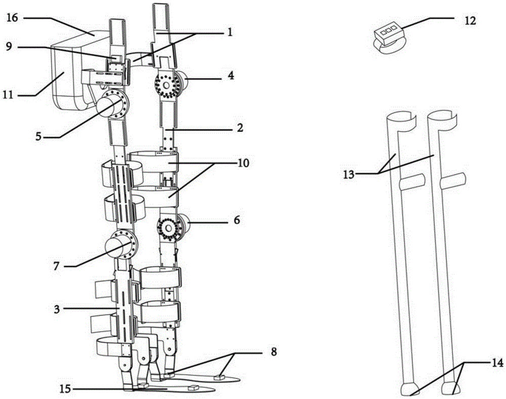 Sitting mode control method for wearable bionic exoskeleton mechanical leg rehabilitation device