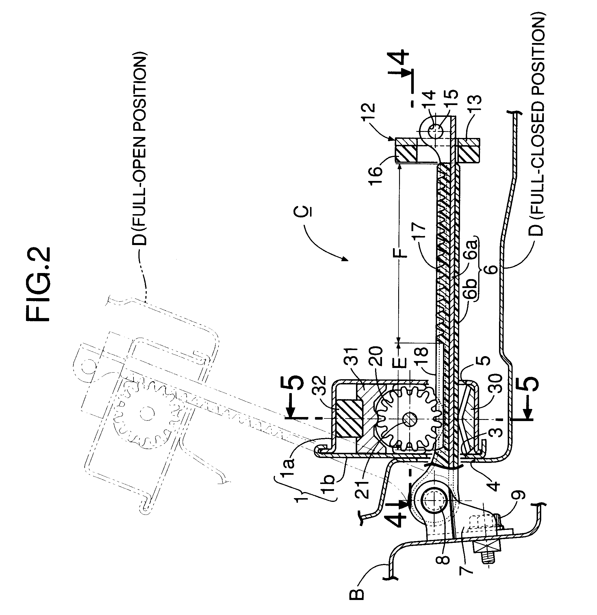 Door checker for automobile