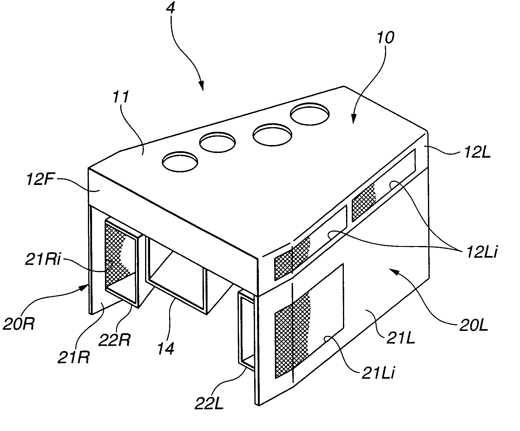 Engine compartment cover for work machine