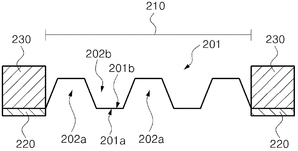 Air-cooled metal separator for fuel cell and fuel cell stack using same