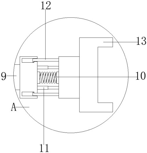 Spraying device for refrigerator metal accessory machining