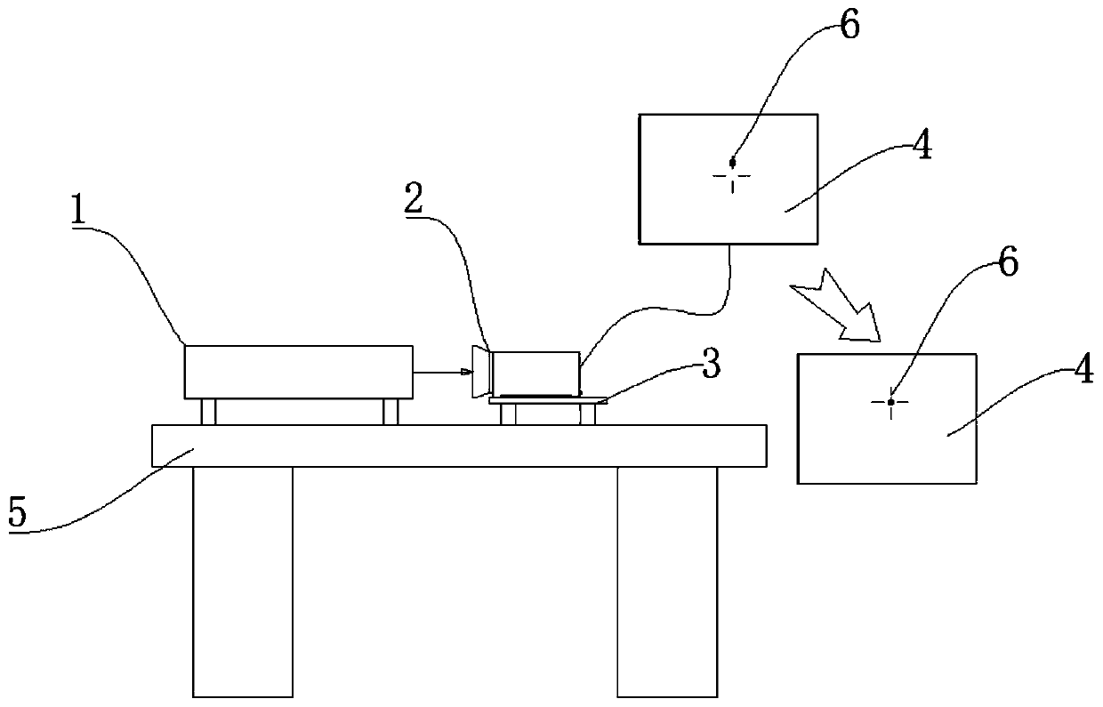 Thermal-imager installation reference surface deviation elimination installation and adjustment method