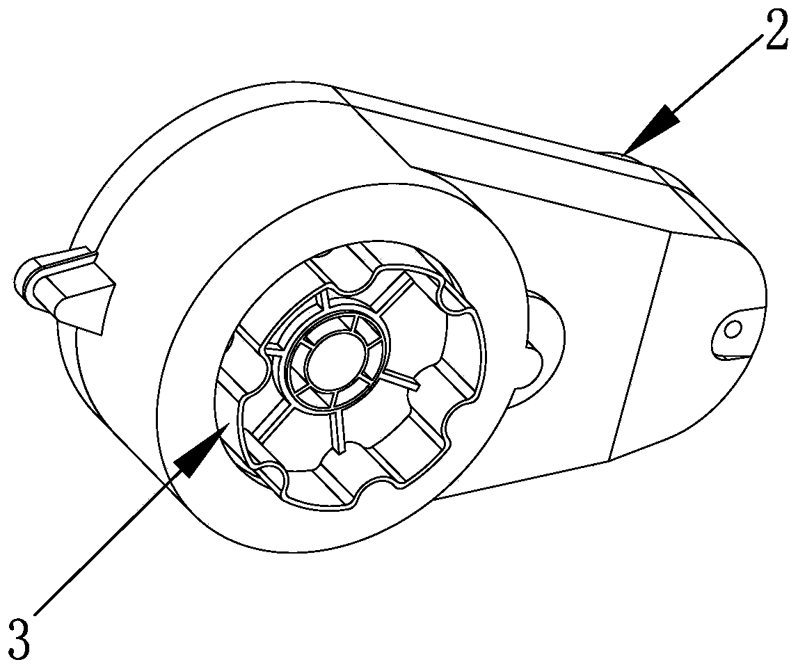 Speed reduction device for baby carrier