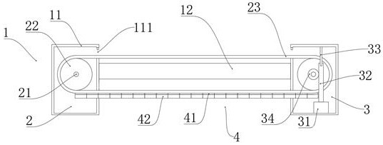 A solar panel device with functions of snow removal and protection