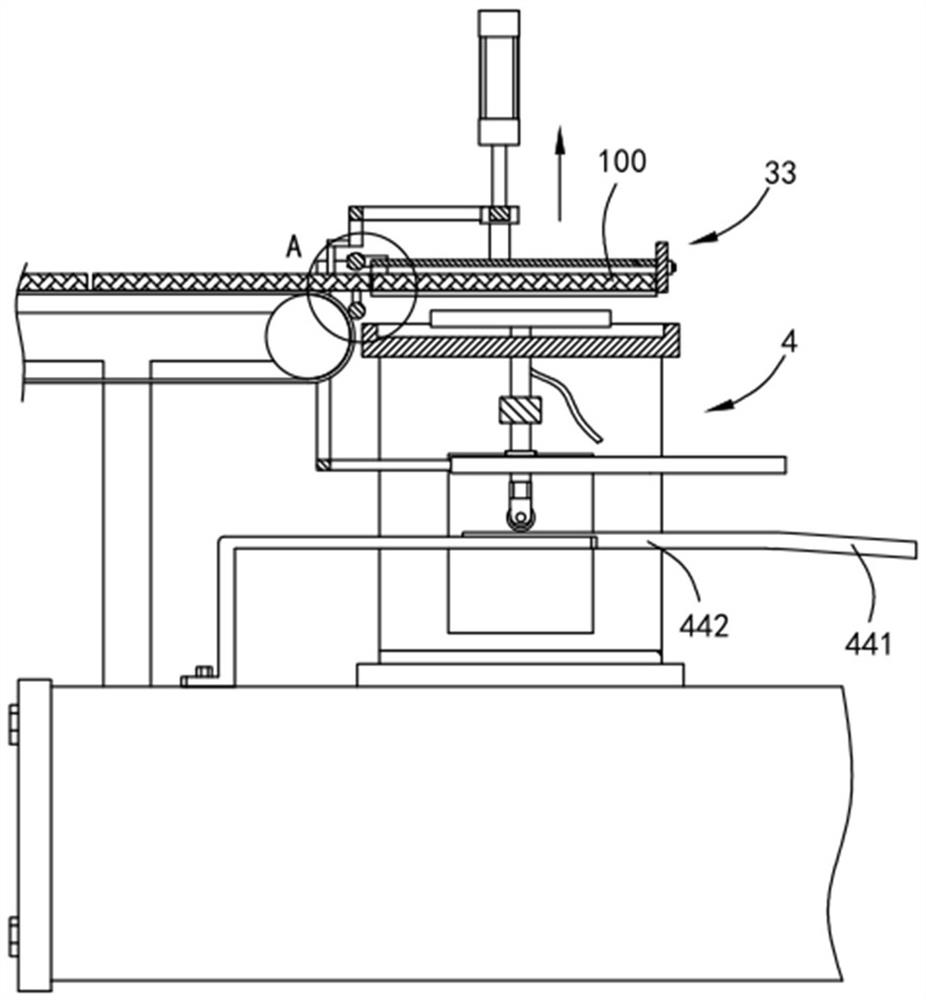 A mobile phone cover surface cleaning equipment