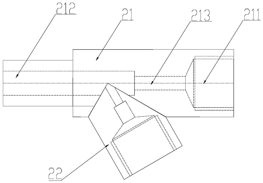 Tightness test device of ship