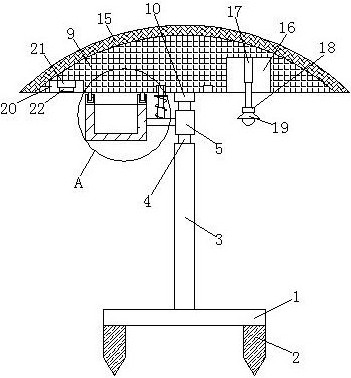 A lighting device for field work with rainproof function